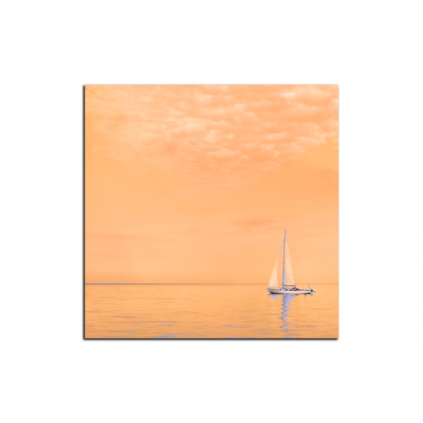 Obraz na plátně - Plachetnice na moři - čtverec